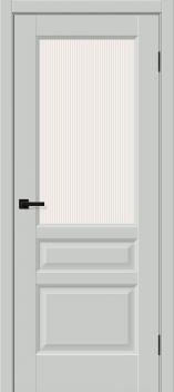 Межкомнатная дверь ПЭТ Неоклассик-35 Grey Silk