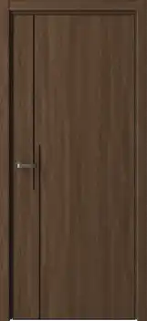 Дверь Albero Контур Альфа Орех черный с черной композитной кромкой